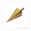 4-39 มม. HSS Round Shank Titanium Coated Step Step